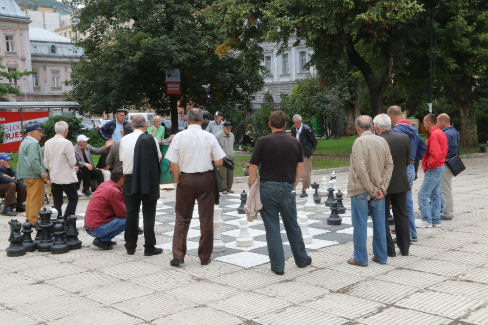 Sarajevo street scene