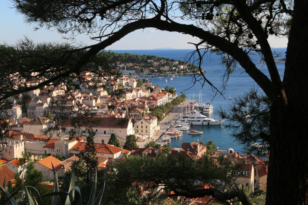 Hvar from fortress road