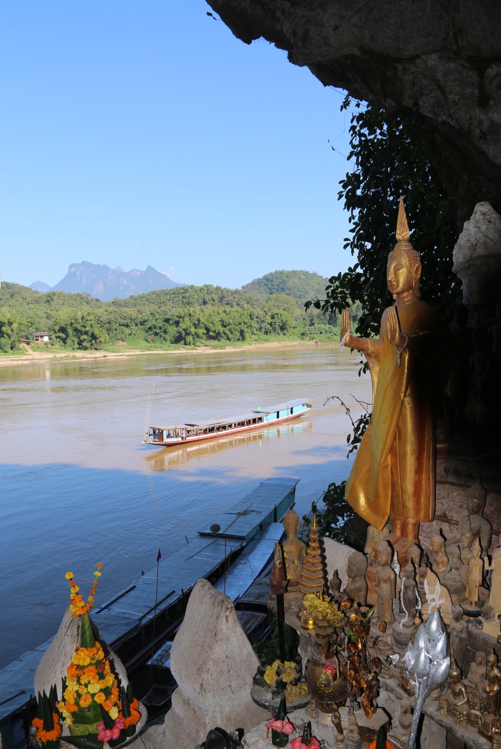 Mekong River from temple cave